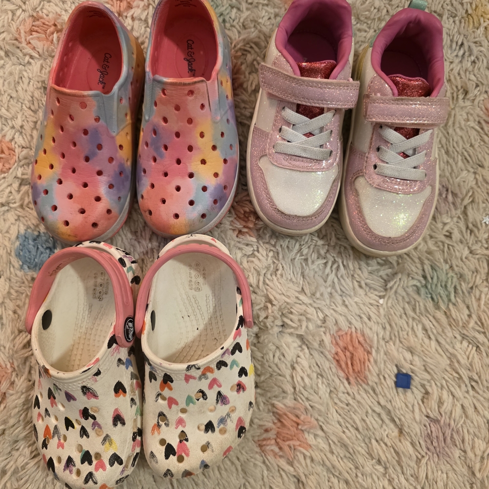 Crocs , Cat & Jack And Carters Kids Shoes Multicolor